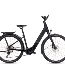 CUBE KATHMANDU HYBRID C:62 SLX 400X - Easy Entry - Carbon Electric Touring Bike - 2025 - carbon / black Price guarantee Image 1 of 8